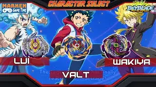 Beyblade [Video Game Style] Jet Wyvern VS Rage Longinus VS Brave Valkyrie