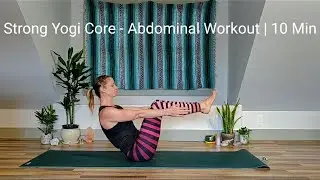 10-Min Strong Yogi Core - Abdominal Workout with Jen Powers