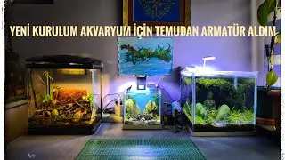 50*35*35 LİK ULTRA CLEAR CAMA CAM AKVARYUM İÇİN TEMUDAN ARMATÜR ALDIM