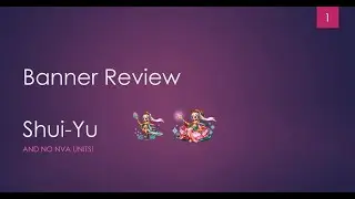FFBE - Banner Review: Shui-Yu