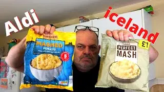 Aldi Vs iceland Frozen Mash | Taste Test | Food Review