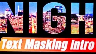 How to create text masking intro - video Inside
