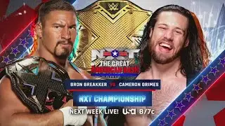 NXT The Great American Bash 2022 Review