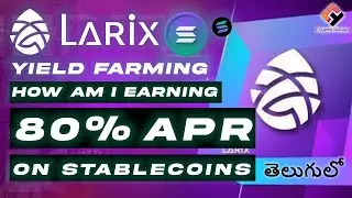 Trick to Earn High APR on Stablecoins on Solana Using Larix & Aldrin - Telugu