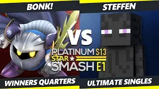 PSS S13 Winners Quarters - BONK! (Meta Knight) Vs. Steffen (Steve, Pikachu) SSBU Ultimate Tournament