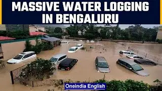 Bengaluru receives heavy rainfall causing severe waterlogging, 2 reported dead |Oneindia News