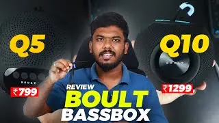 Boult Bassbox Q5 & Q10 🔥 Budget Bluetooth Speakers Tamil Review | BoomX Sound Under ₹1200