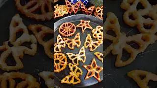 Rose Cookies| Childhood Snacks We'll Never Forget ☺️ #shorts #ytshorts#rosecookies #sankranti#snack