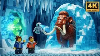 Finding a Frozen Woolly Mammoth Cave in LEGO City Arctic! ❄️🧊🔦