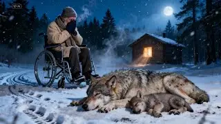 Одинокий старик в метель спас волчью семью — невероятный финал