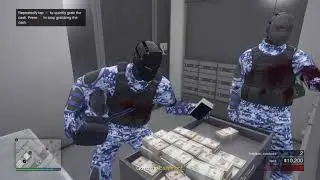 Casino Heist - Aggressive - main entrance - Exit Staff lobby-gold -4 players | GTA V Online |