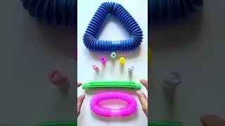 Relaxing POP Tube DIY Creation | Soft ASMR Mood #asmr #satisfyingvideos #relaxing #oddasmr #creative