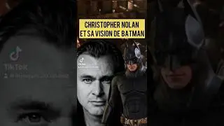 La vision de Christopher Nolan🍿 #batman #thedarkknight #thedarkknighttrilogy #cinema #cinemanews