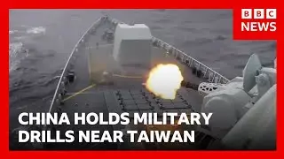 China holds military drills around Taiwan as warning to 'separatist forces' | BBC News