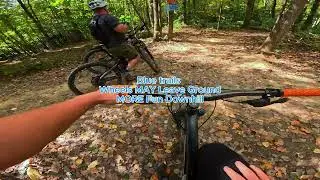 Mountain biking at lake fairfax