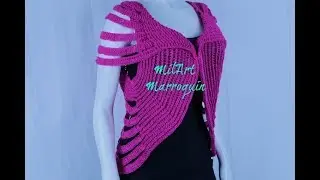 Chaleco Crochet Fácil Mediano y Todas Tallas (cc)