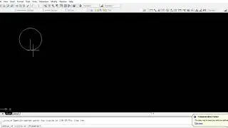 how to draw a circle on auto cad