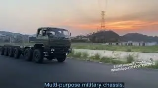 Customization OEM Full Drive 6 Axle Military Truck Chassis 12x12 Transport-erector-launch Vehicle.