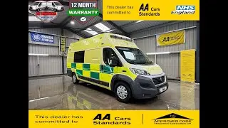 2018 67 Reg FIAT DUCATO 42 MULTIJET II Ex-Ambulance Service 155K