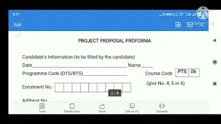 #PTS-06 || #IGNOU #PTS-PROJECT #SYNOPSIS || FREE 💯💥