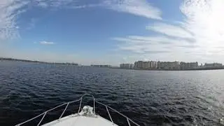 Прогулка на Катере Maxum 2400 vr video Панорамное видео