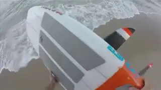 Corey Folz with tips on beach starts with a foil.