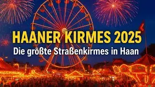 Haaner Kirmes 2025 &ndash; Die gr&ouml;&szlig;te Stra&szlig;enkirmes in Haan 🎠✨🎡