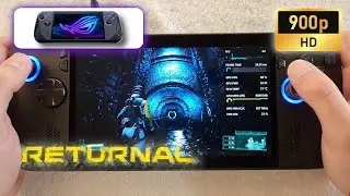 ASUS ROG Ally X | Returnal | 900p | AFMF 2 - Low settings