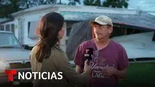 Residentes vuelven a sus hogares para hacer un recuento de los daños de Milton | Noticias Telemundo