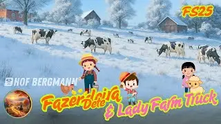 FS25 - Mapa Hof Bergmann 1.3.0.1   -  14  Bora cuidar das bicharadas e demais aventuras!!