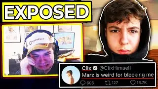 Marzz Ow Gets EXPOSED and BLOCKS FaZe Sway , Clix & NRG Ronaldo - Why Is Marzz Banning Everyone?