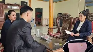 Хоанг и Кхань зарегистрировали свой брак, к большому удивлению матери Кхань.