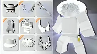 65 ITEMS COLOR WHITE GRATIS | ROBLOX 2024 👈