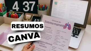 STUDY VLOG | Ainda estou estudando? Como faço resumos no Canva?