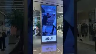 Indoor LED screen in the shopping mall