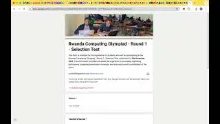 How to Register: Rwanda Computing Olympiad 2025 - Round 1 Selection Test