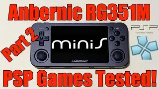 Anbernic RG351M - PSP & PSP Minis - Playstation Portable - Games Tested - Fantastic Gameplay!