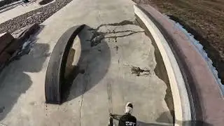 Scootering at Drake Skatepark in Sioux Falls ,SD