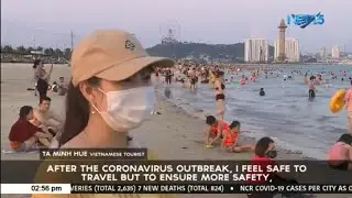 Tourists back in Vietnam's Ha Long Bay as domestic travel opens