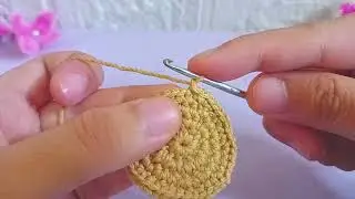 How to Crochet a Cute Coaster Pot 🪴 | Aesthetic Crochet Tutorial (Beginner Friendly)