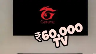 Playing Free Fire In ₹60,000 TV 😱