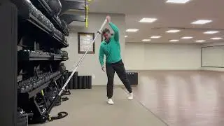 Landmine Rotate and Punch