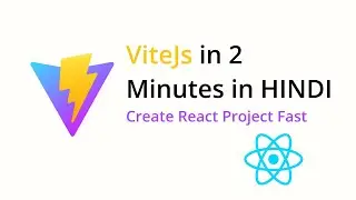 How to Create React App with Vite.js | Super Fast Build Tool for  React | Hindi