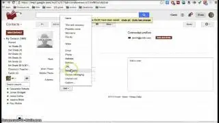 Adding a Gmail Contact