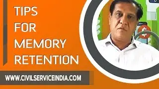 Tips for Memory Retention, Techniques for Memory Retention - English