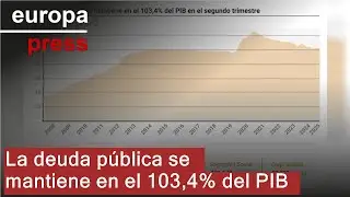 La deuda p&uacute;blica se mantiene en el 103,4% del PIB en el segundo trimestre