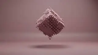 awesome cubic animation create in blender with the help of geometry notes