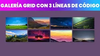 GALERÍA de IMÁGENES CSS GRID RESPONSIVE