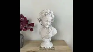 Young Lady Bust Sculpture