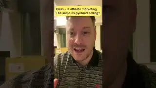 Is affiliate marketing a pyramid scheme? #makemoneyonline #onlinebusiness #affiliatemarketing